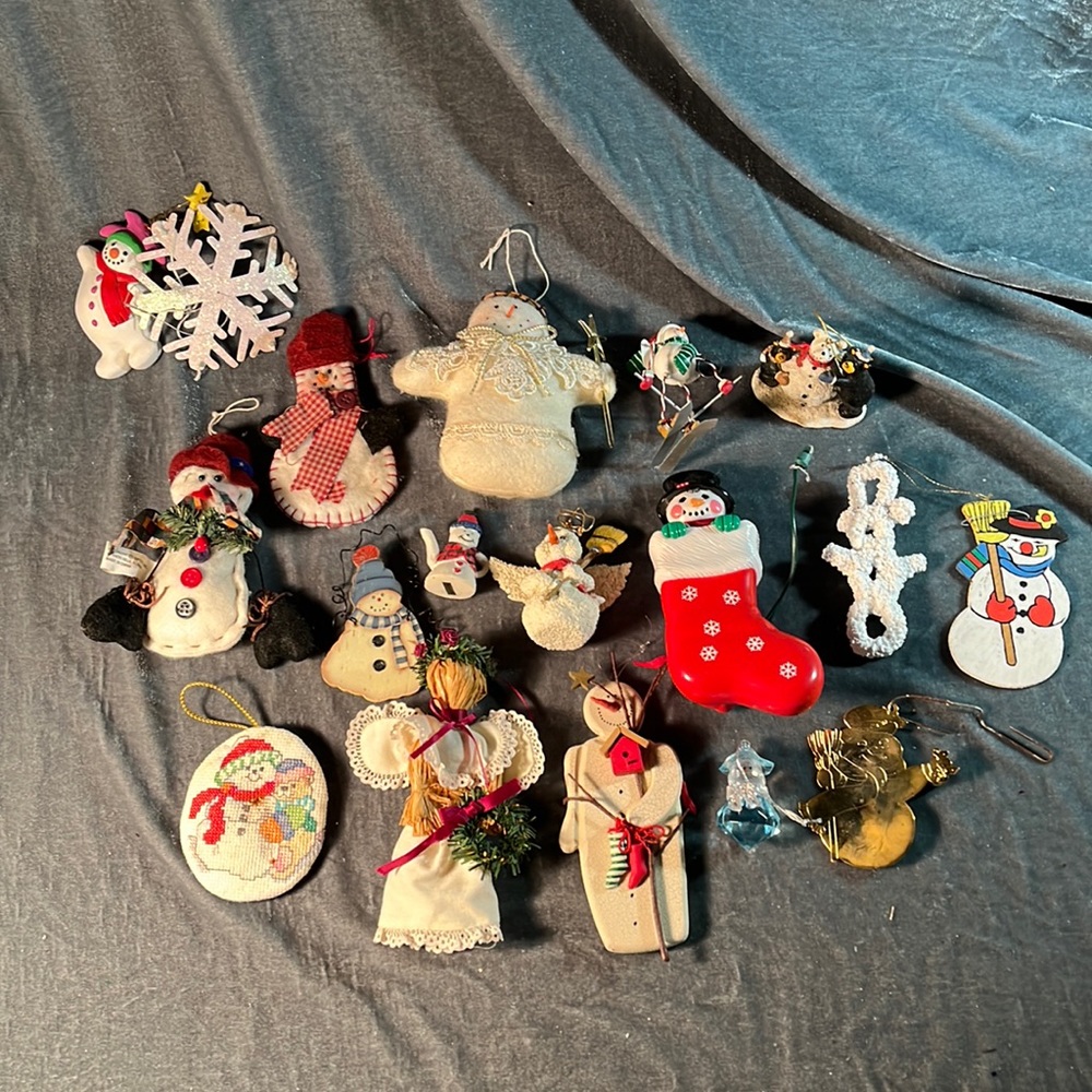 Huge Bundle of VTG Christmas Ornaments